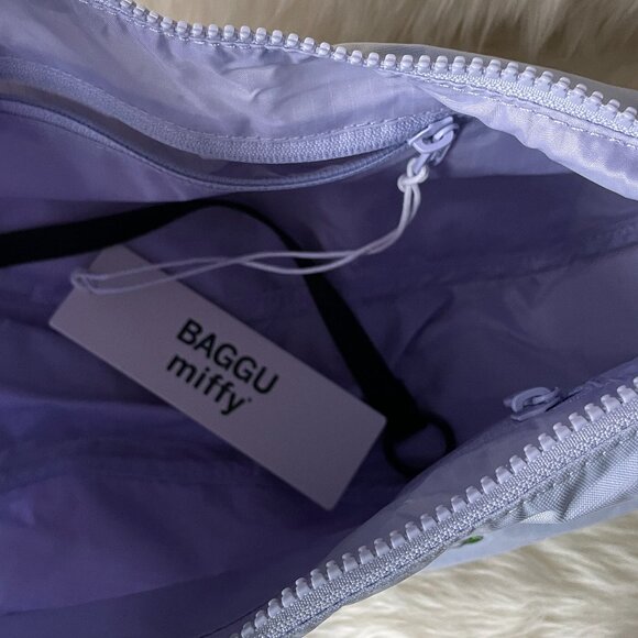 BAGGU x Miffy NWT Medium Crescent Bag - Embroidered Miffy - Picture 6 of 9